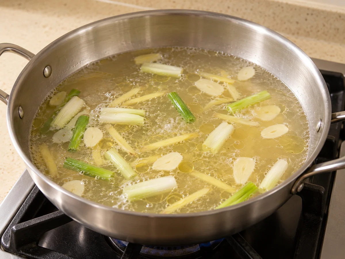 Sauté the aromatics