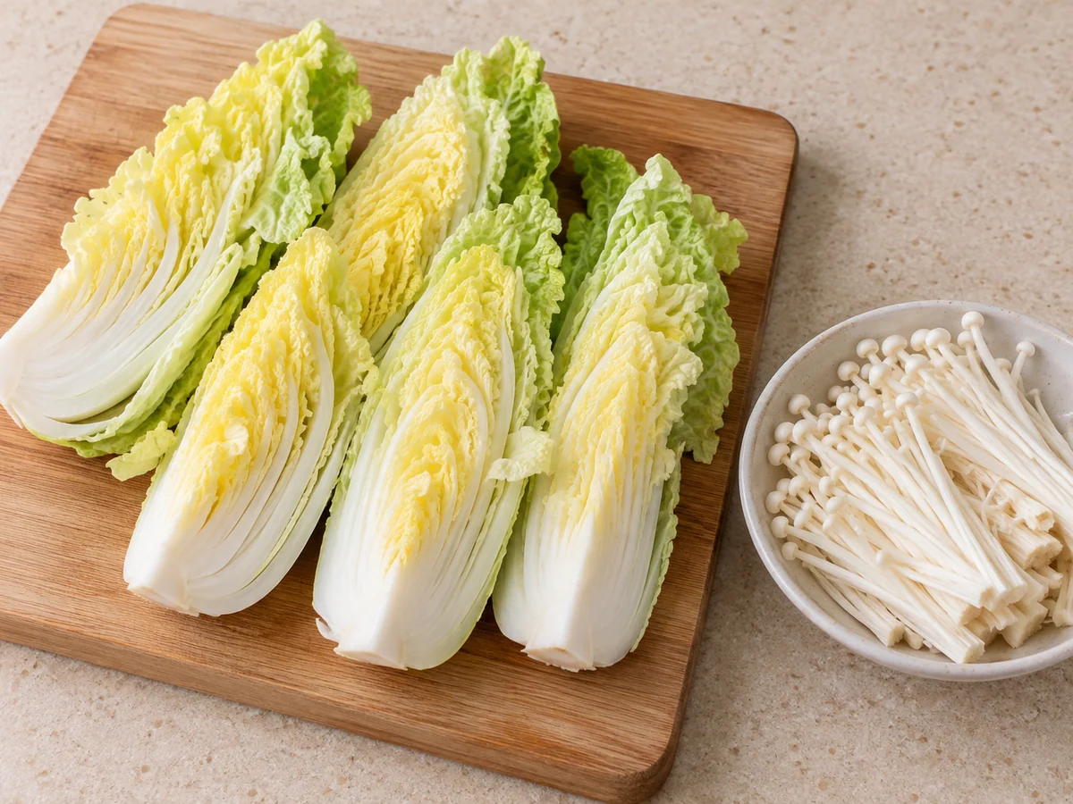Prepare the cabbage