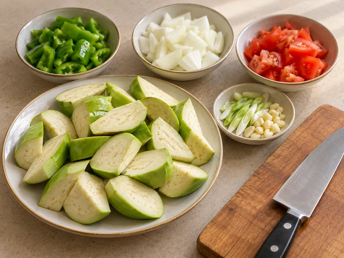 Prepare vegetables