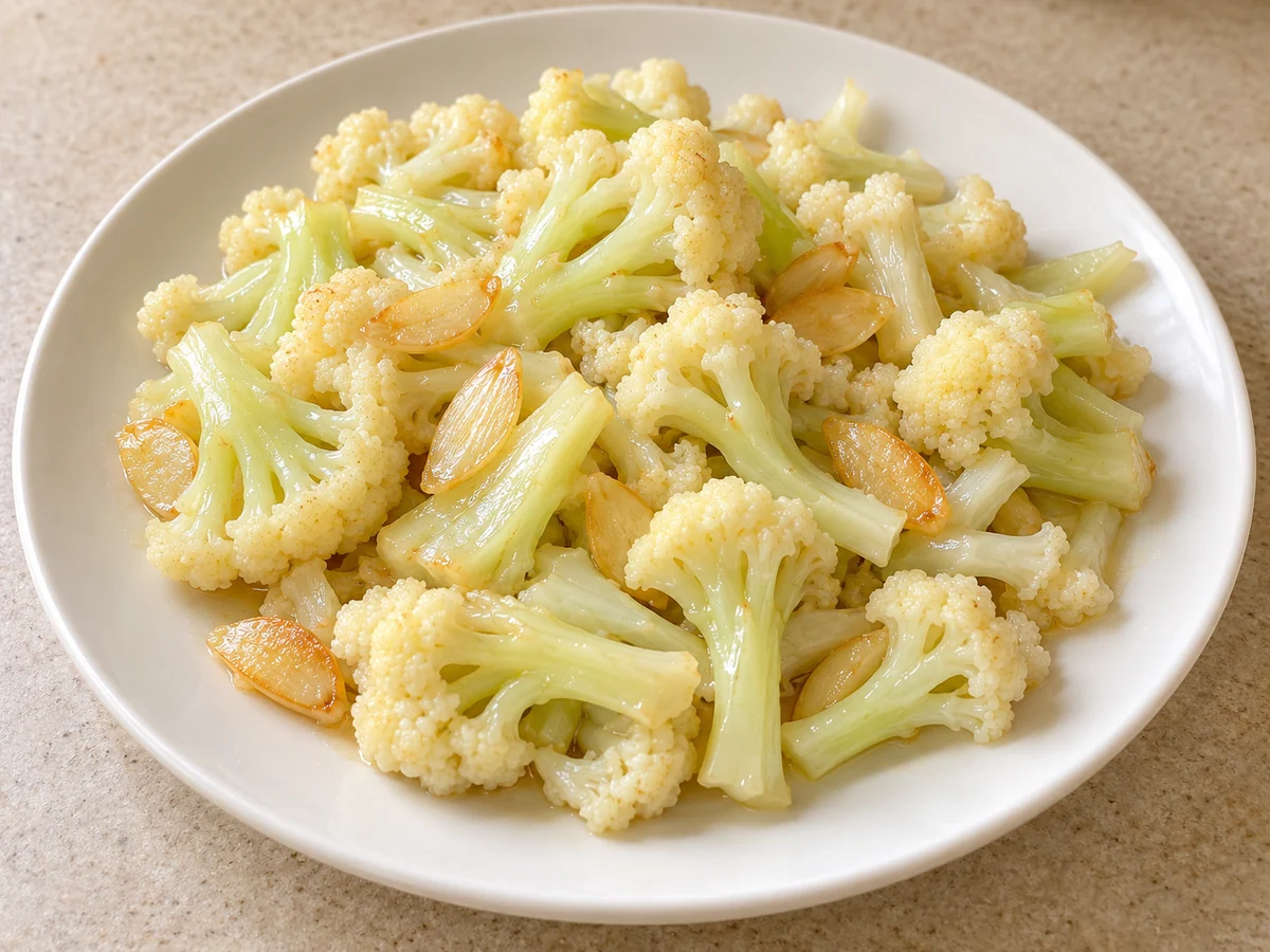 Cauliflower stir-fry