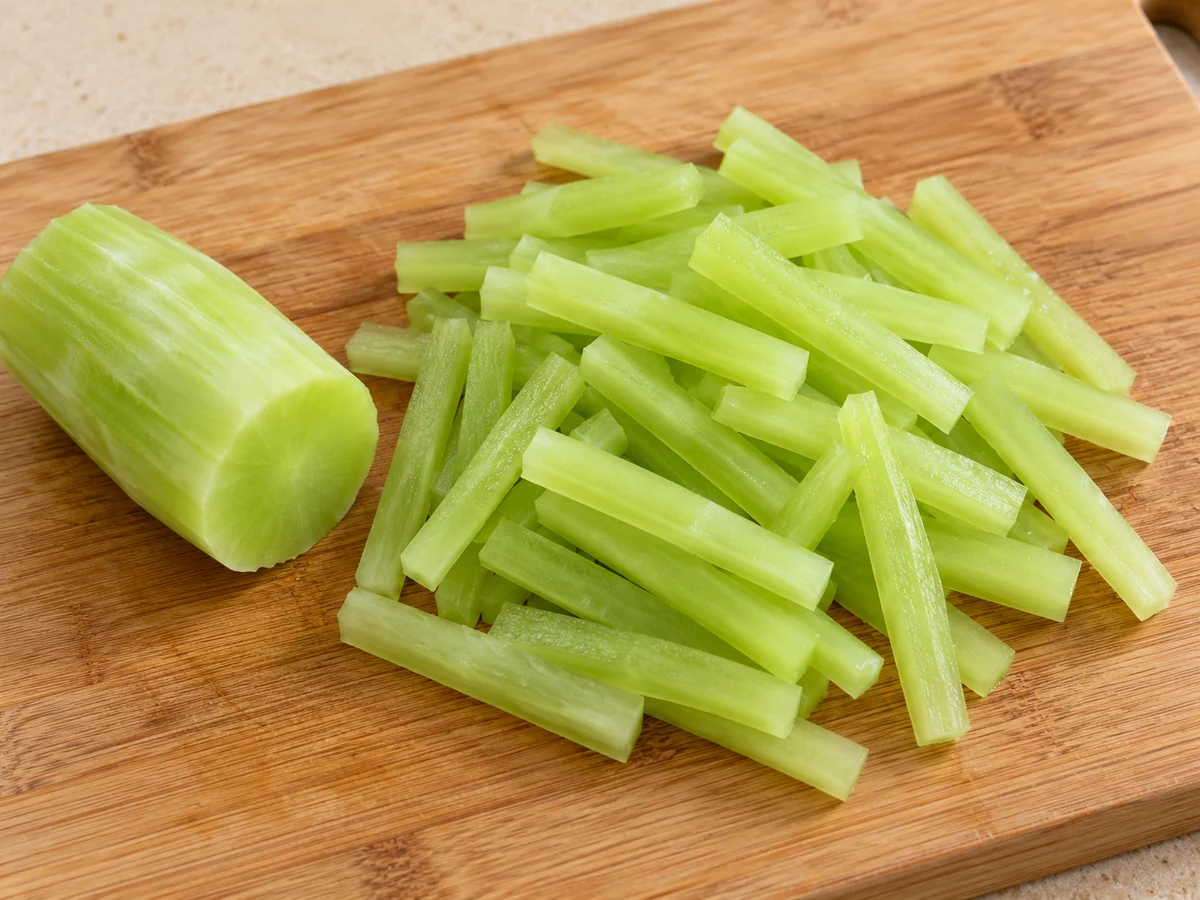 Peel and cut batons
