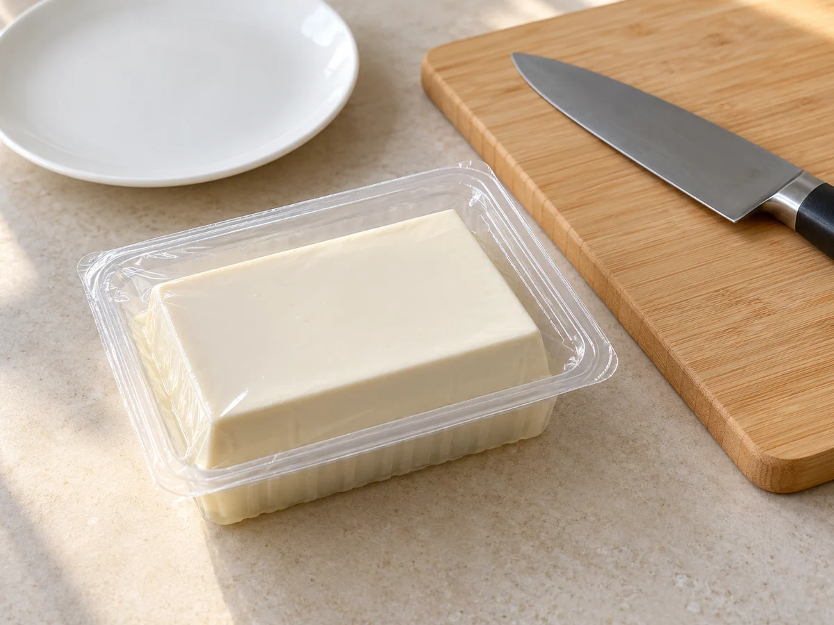 Check the chilled tofu