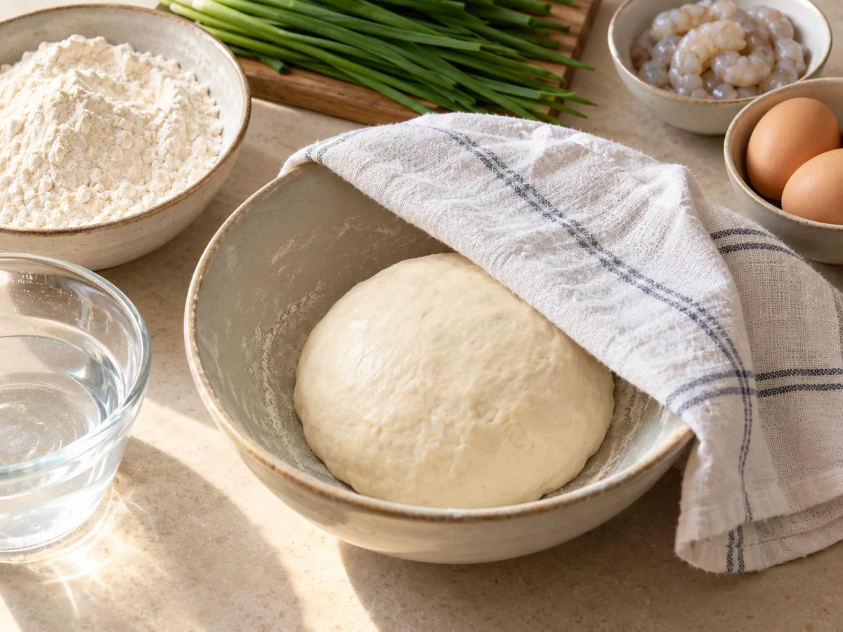 Make and rest the dough