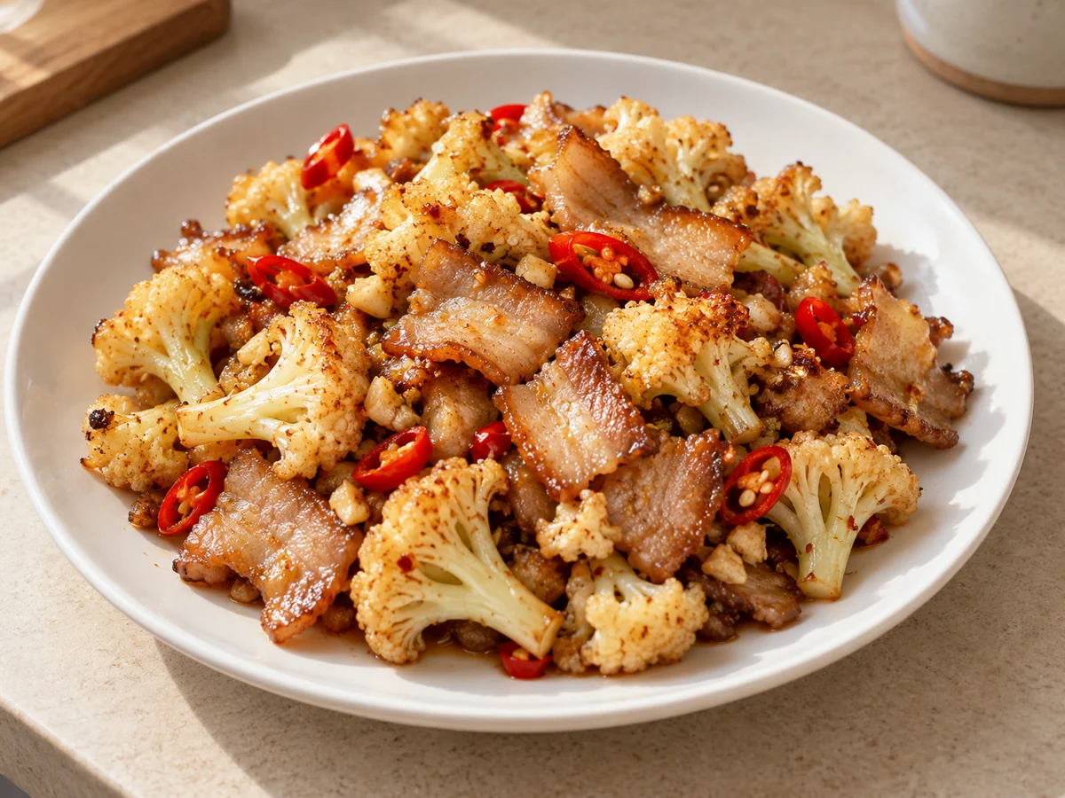 Dry-pot cauliflower