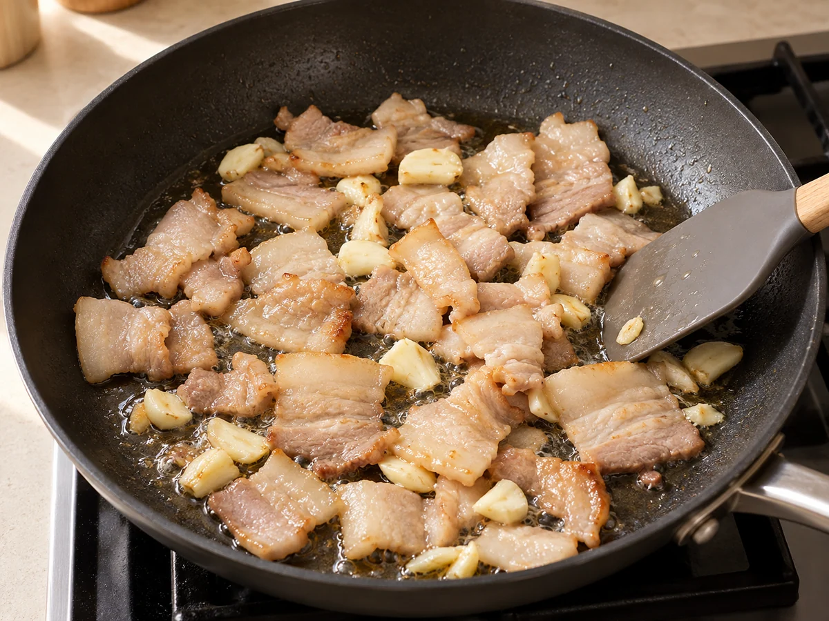 Render the pork