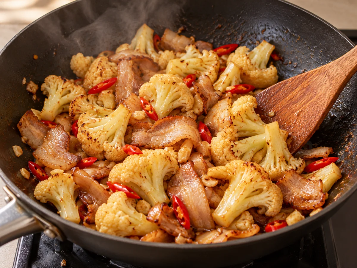 Stir-fry and season
