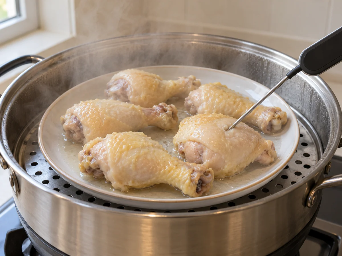 Steam the chicken