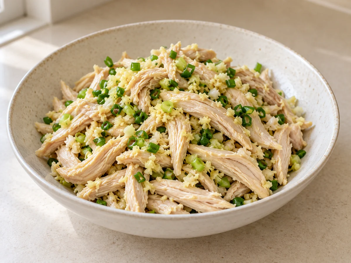 Ginger-scallion chicken