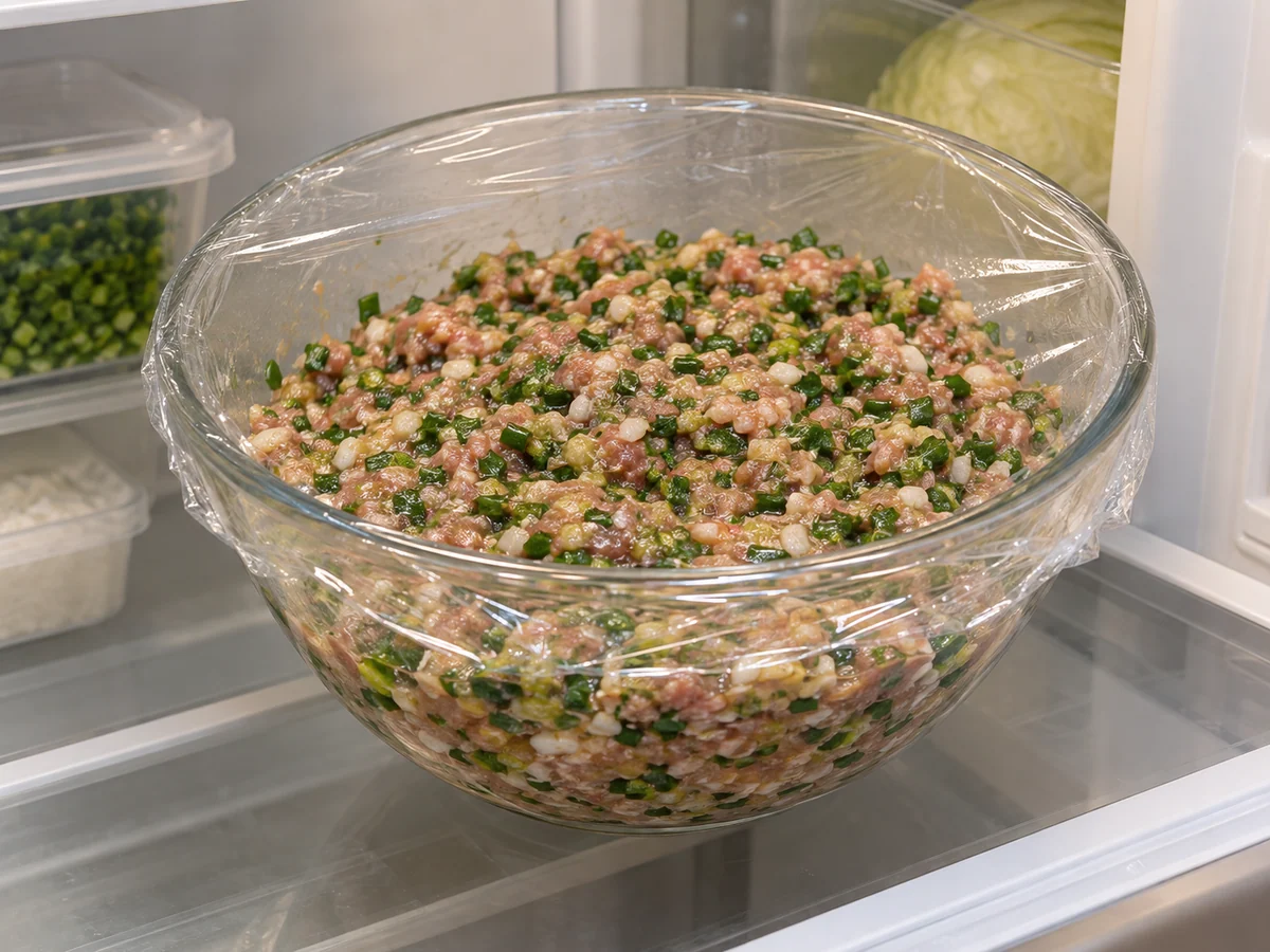 Mix and refrigerate filling