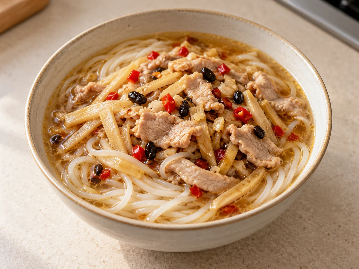 Laoyou pork rice noodle soup