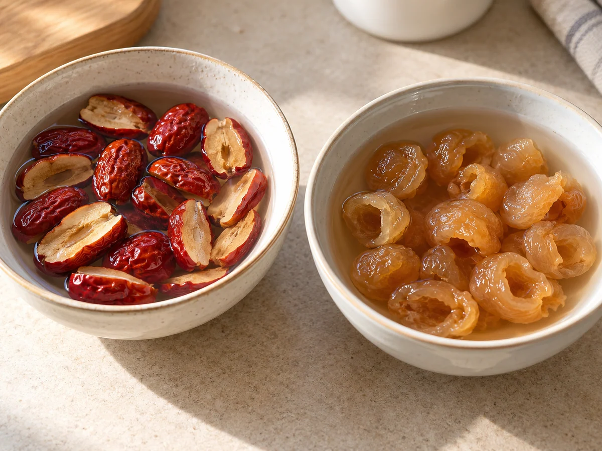 Peel, pit and soak