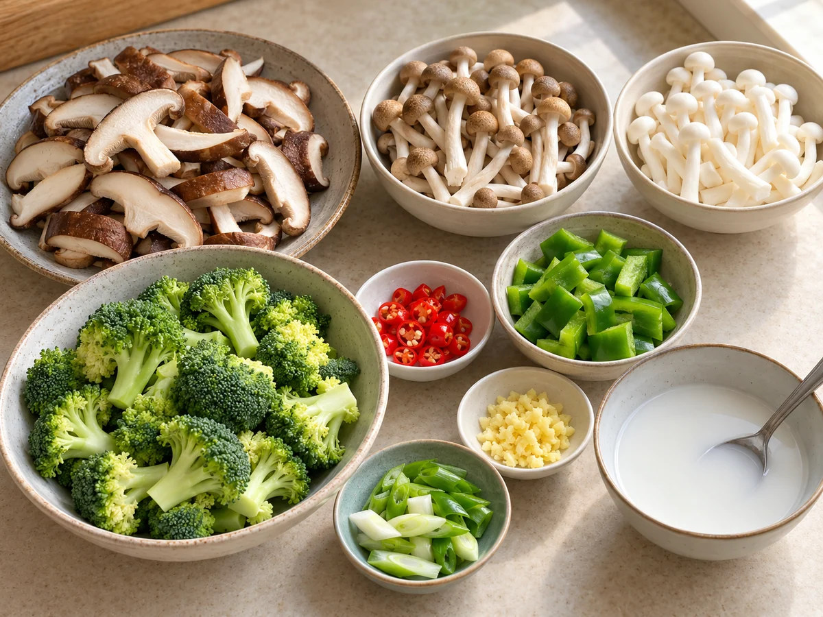 Prepare produce and slurry