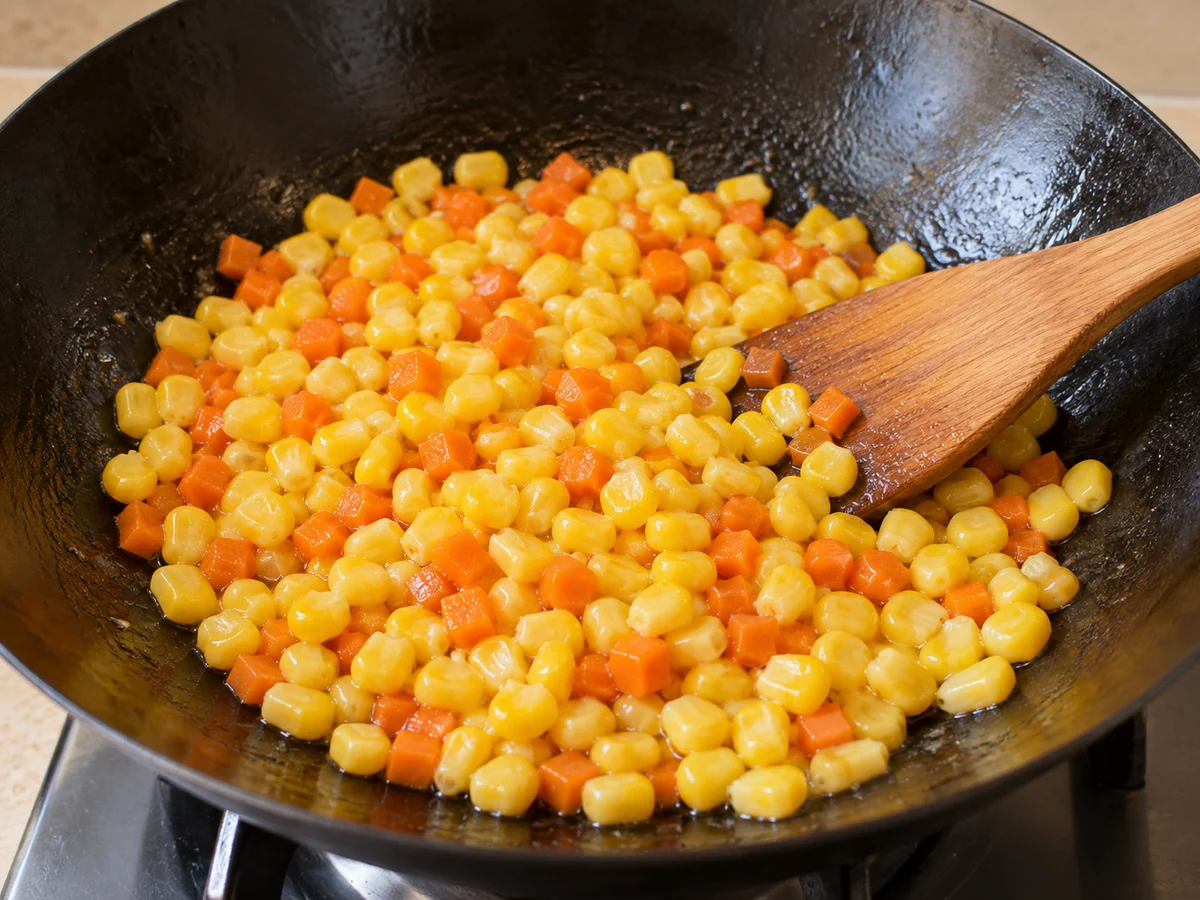 Apply a light glaze: The glaze is clear and thin without raw white starch or thick gel clumps.