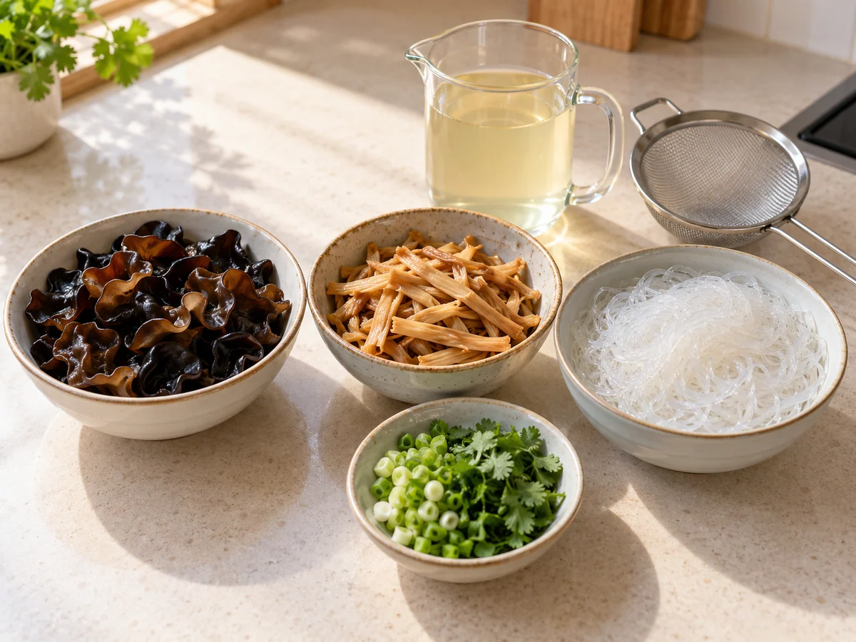 Prepare cooked accompaniments first