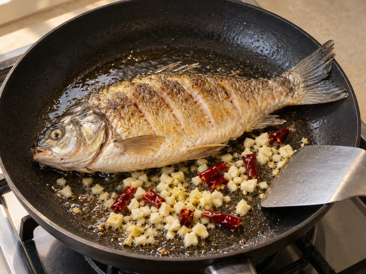 Sear gently