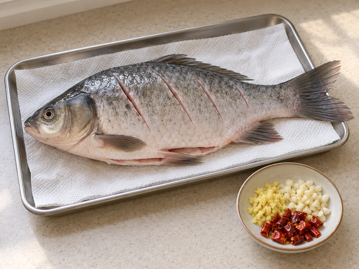 Prepare and dry fish