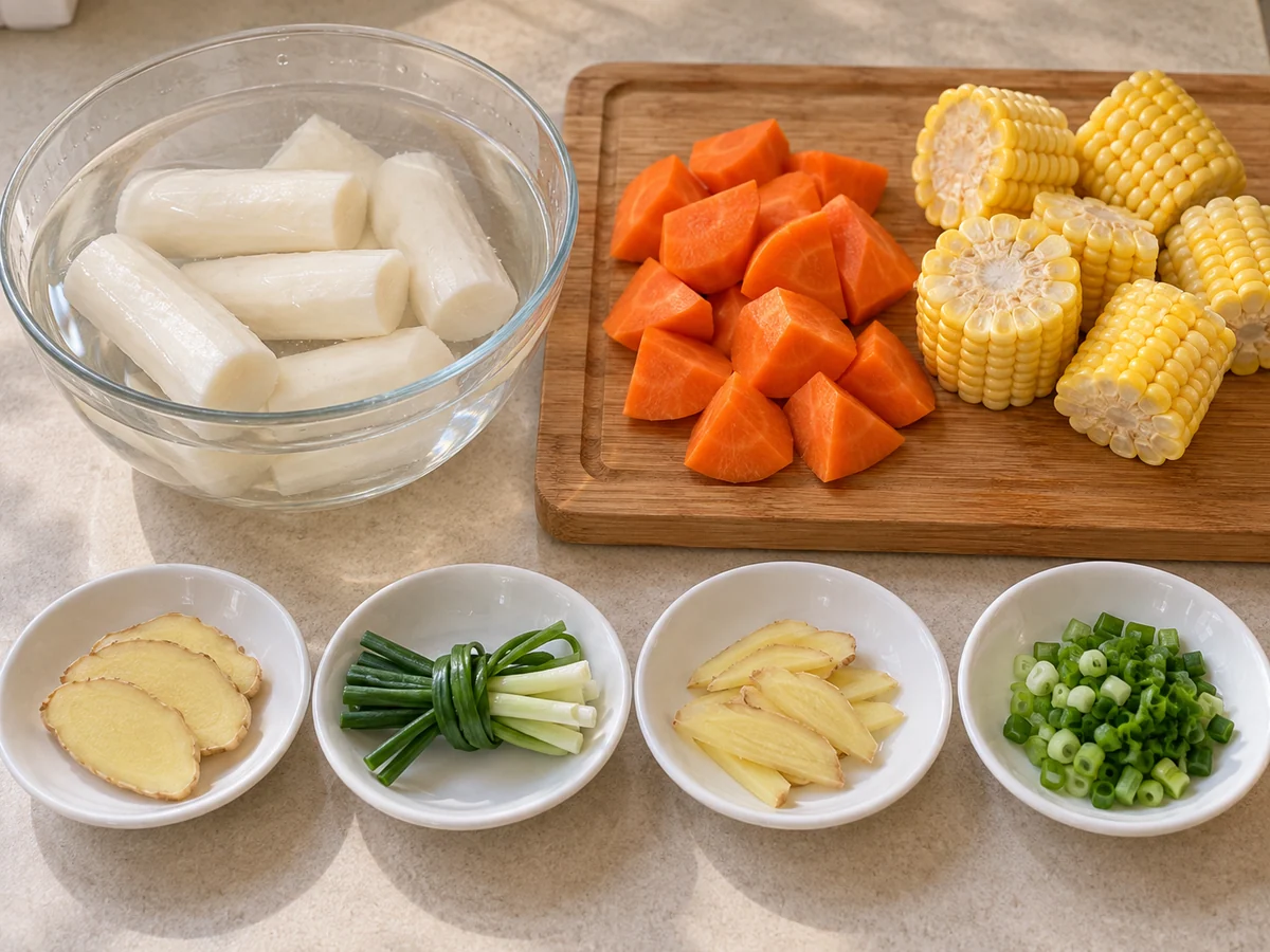 Prepare vegetables