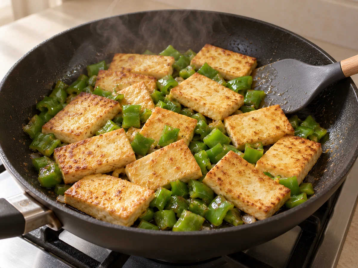 Return tofu and season