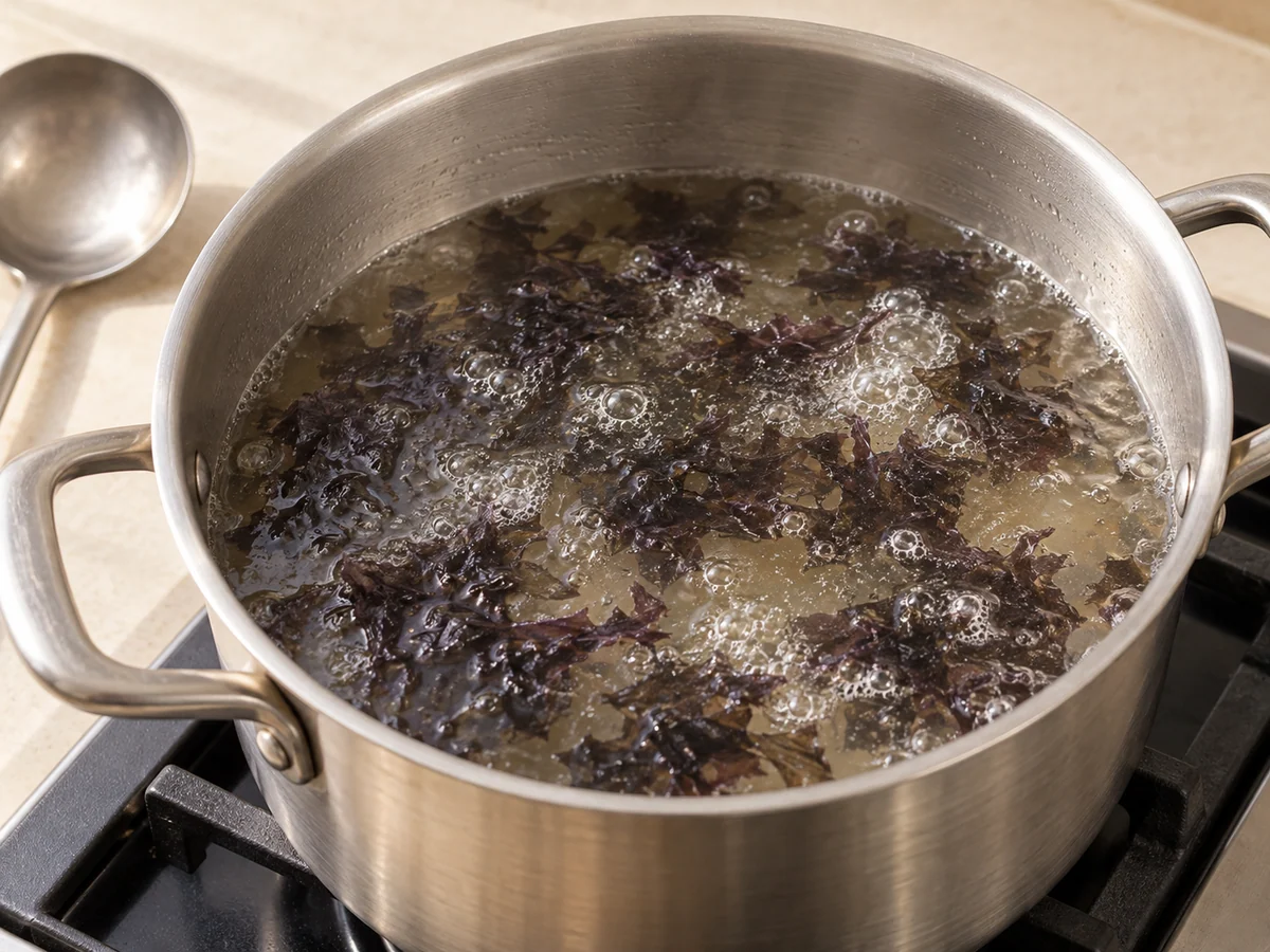 Bring the base to a boil