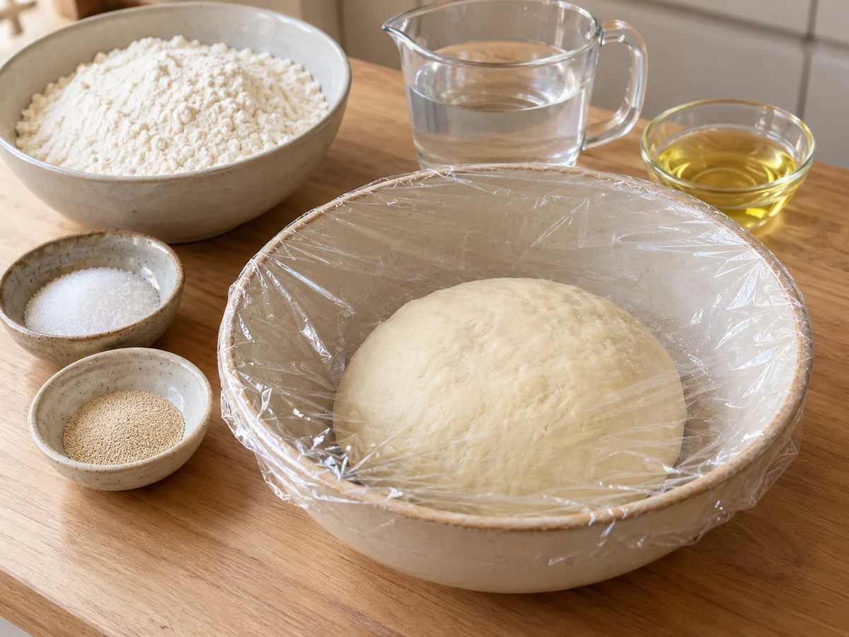 Mix and relax the dough
