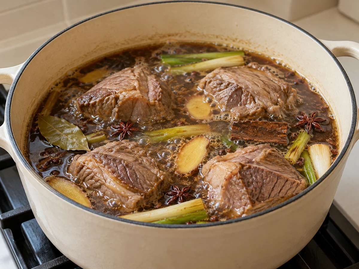 First braising stage
