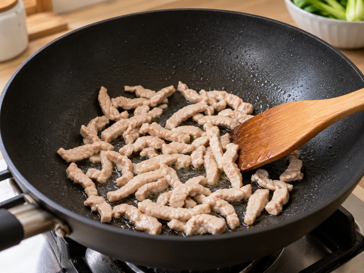Cook the pork