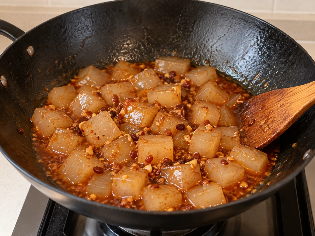 Coat and add sauce water