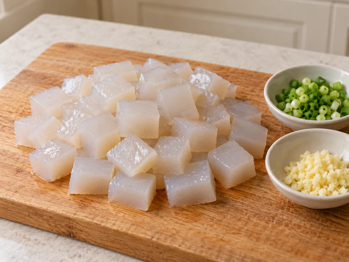 Check and cut the jelly
