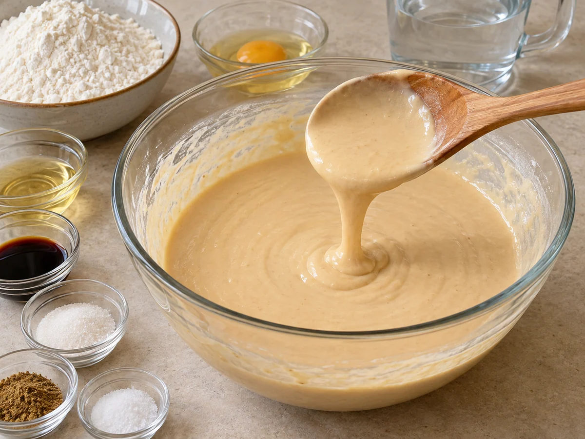 Mix the batter