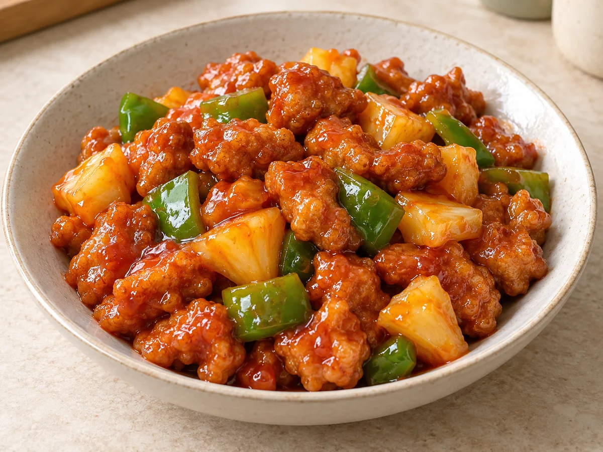Toss pork and rest
