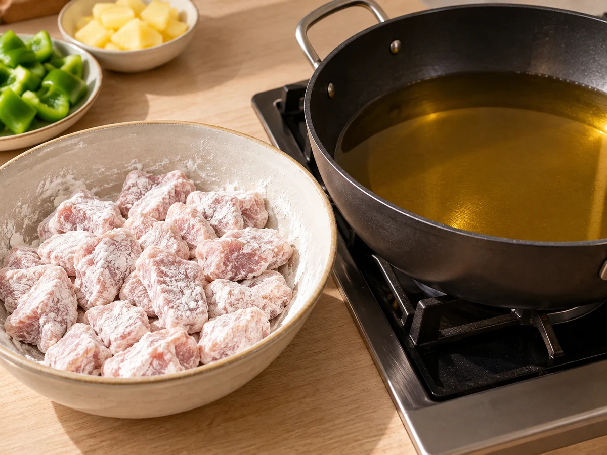 Coat and control oil temperature