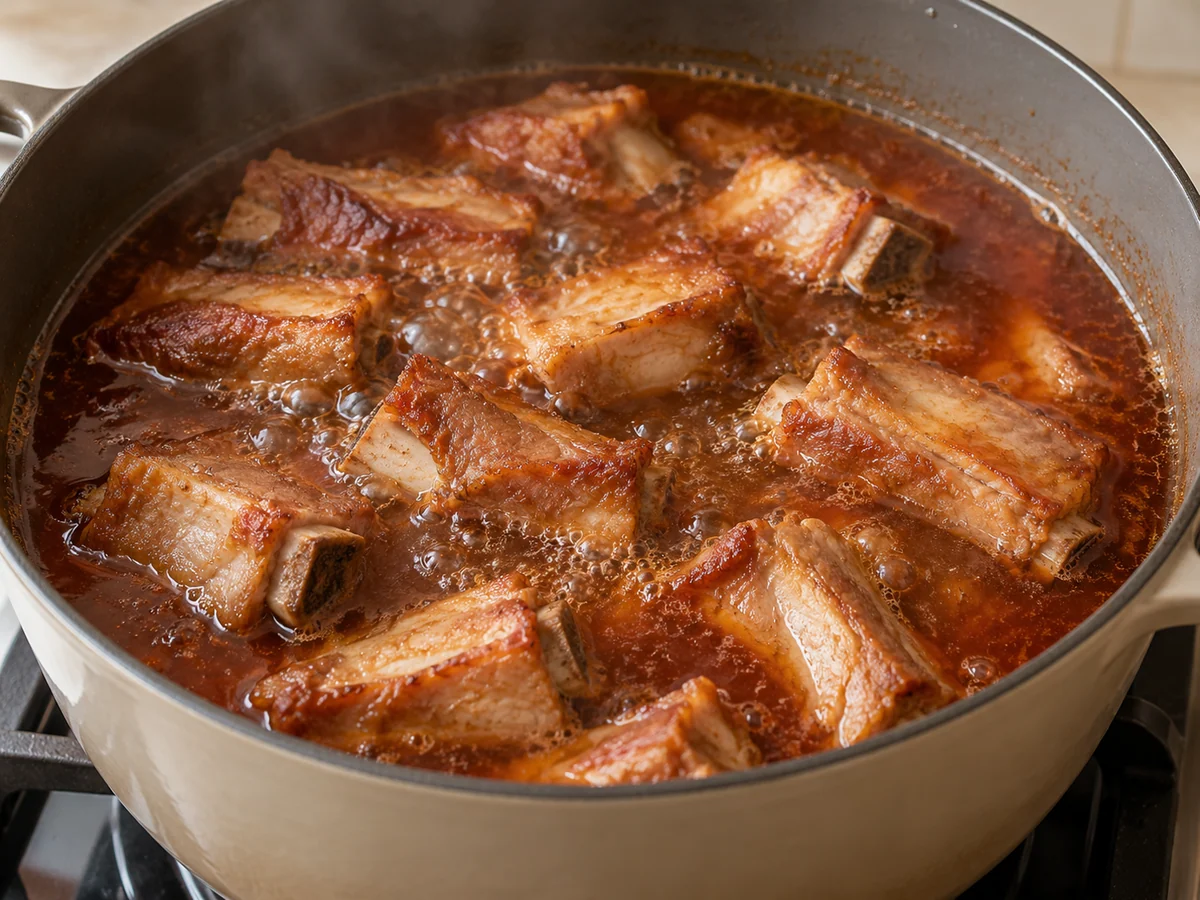 Season and cook through