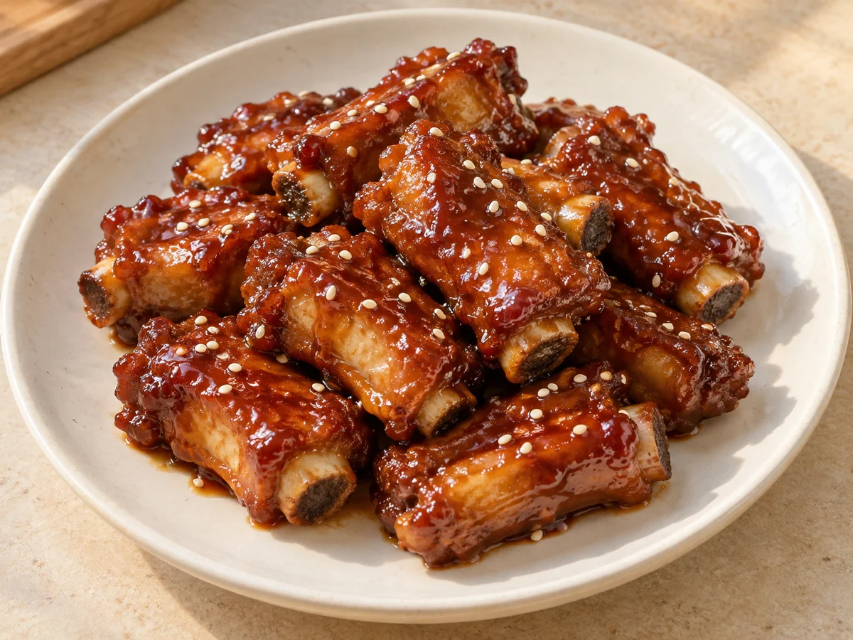 Sweet and sour spare ribs