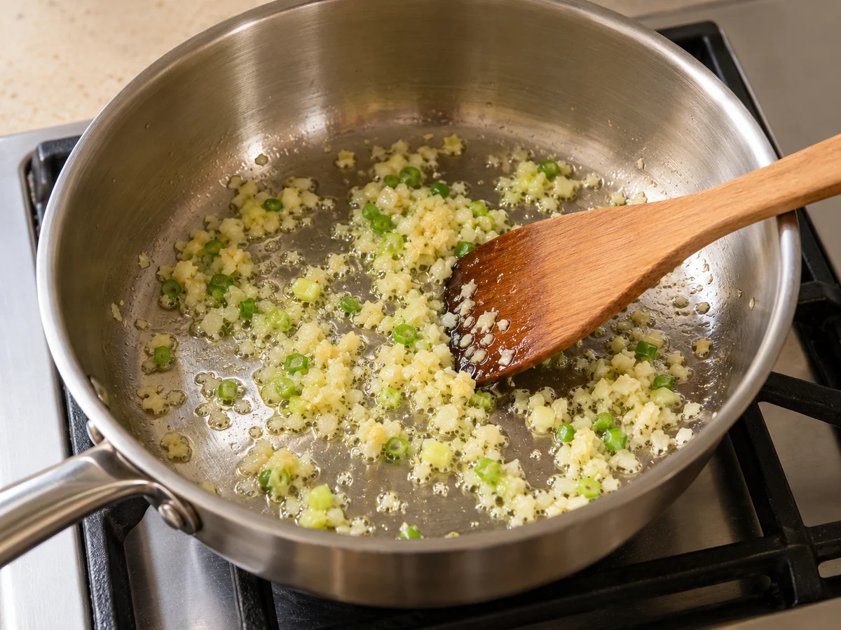 Cook aromatics
