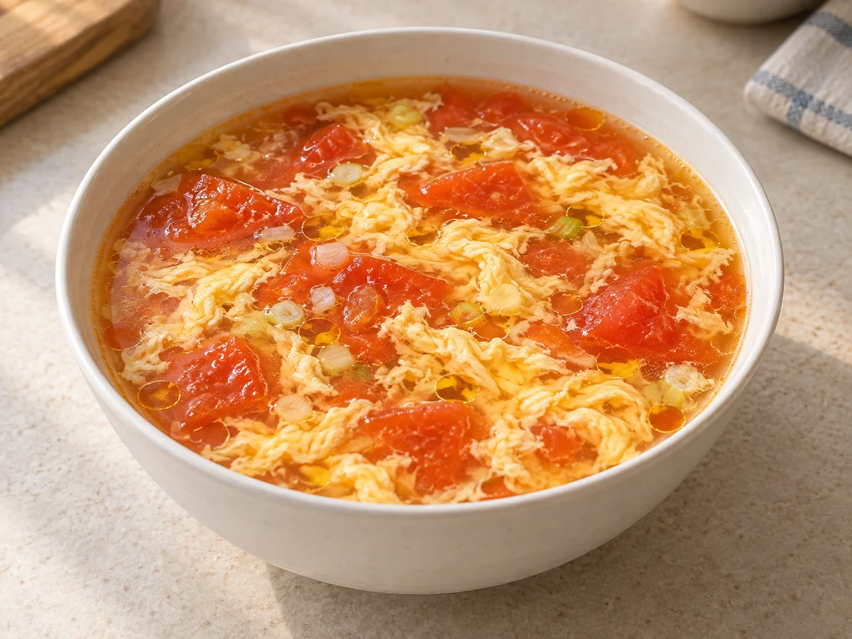 Tomato and egg soup